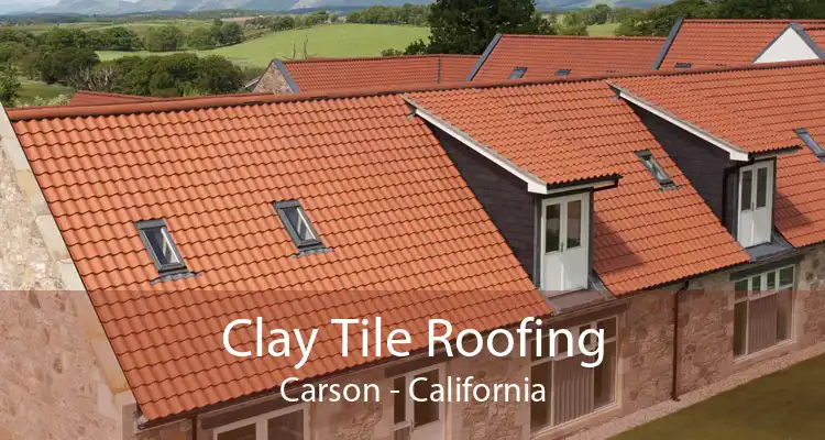Clay Tile Roofing Carson - California