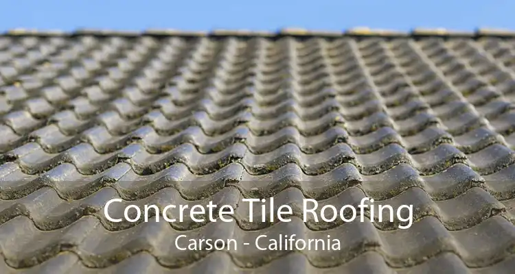 Concrete Tile Roofing Carson - California