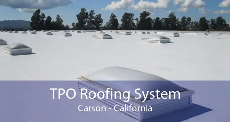TPO Roofing System Carson - California
